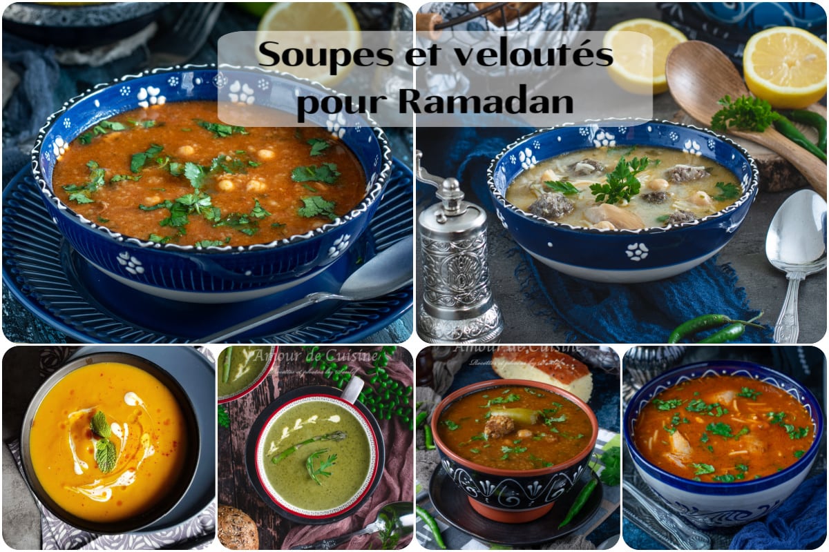 soupes, chorba et harira menu ramadan 2024