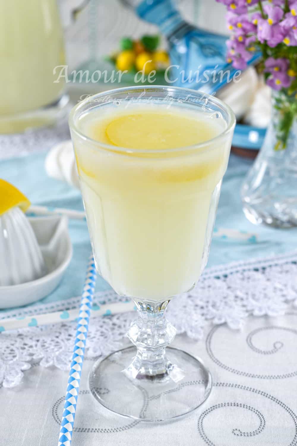 cherbet au citron, limonade algerienne au menu ramadan 2023