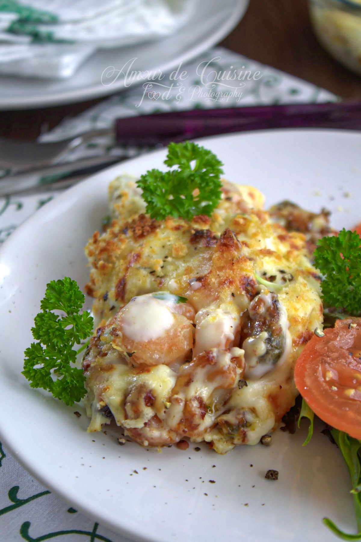 gratin de fruits de mer