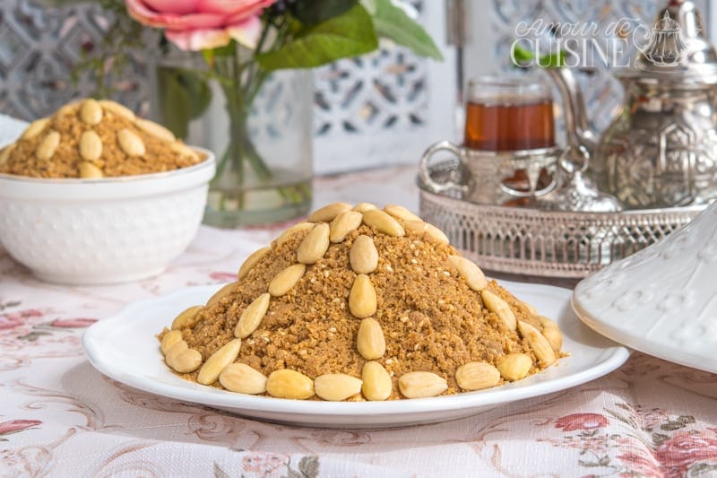 recette de sellou ou sfouf marocain