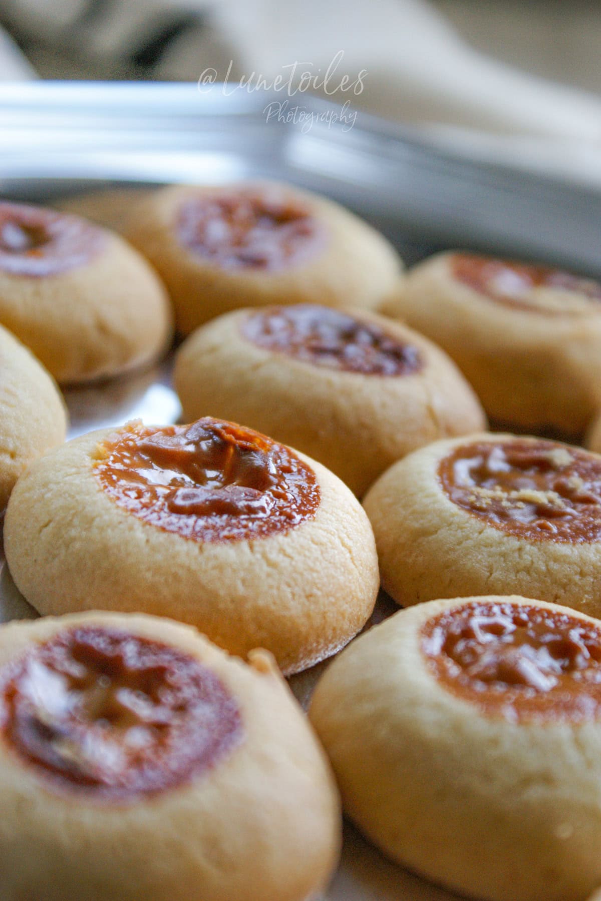 petits fours aux amandes et confiture de lait 