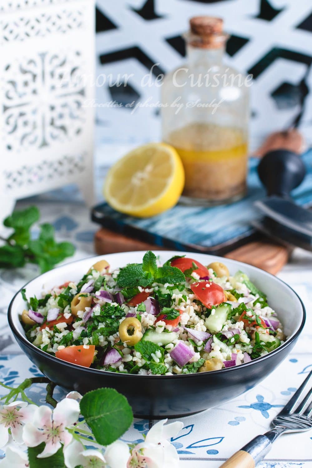 taboulé libanais / salade variée au Boulgour