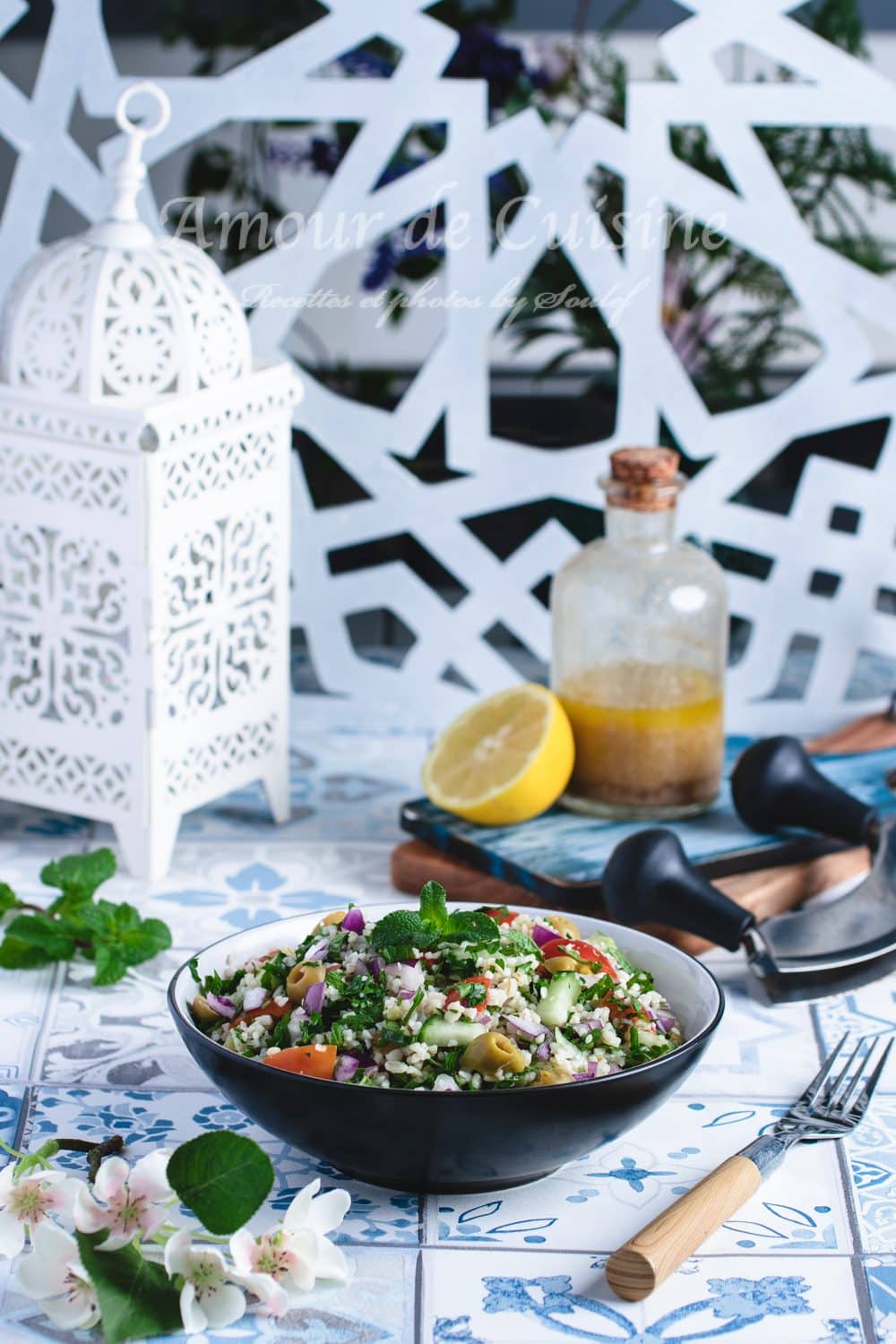 taboulé libanais ou salade variée au Boulgour