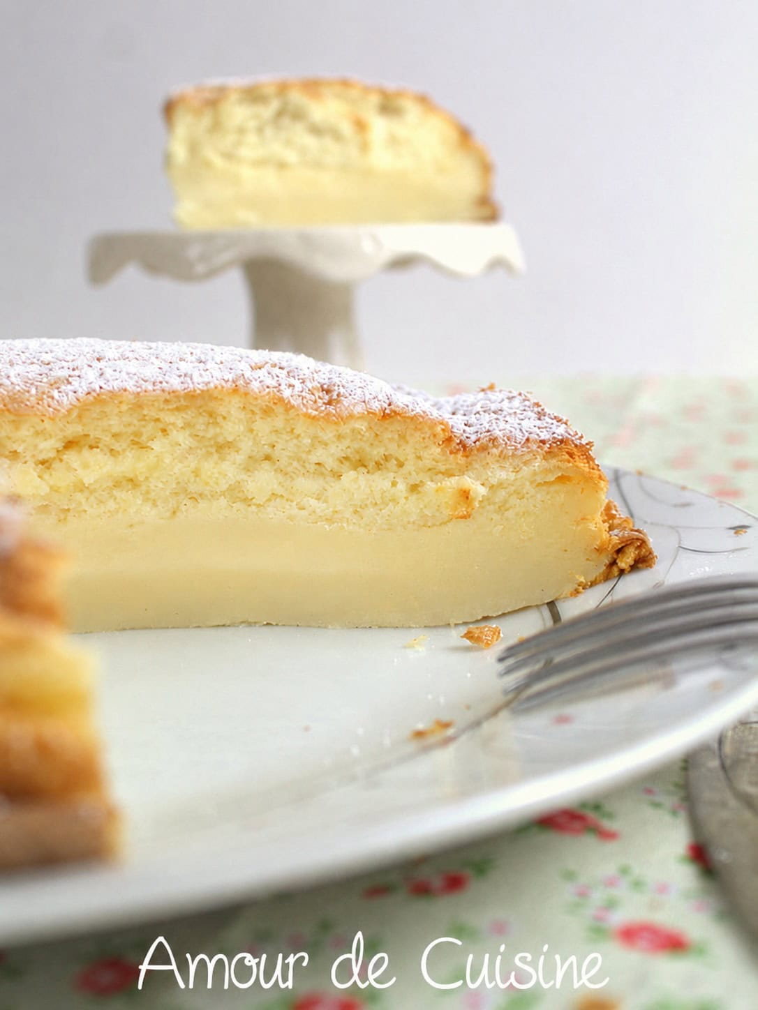 gateau magique a la vanille