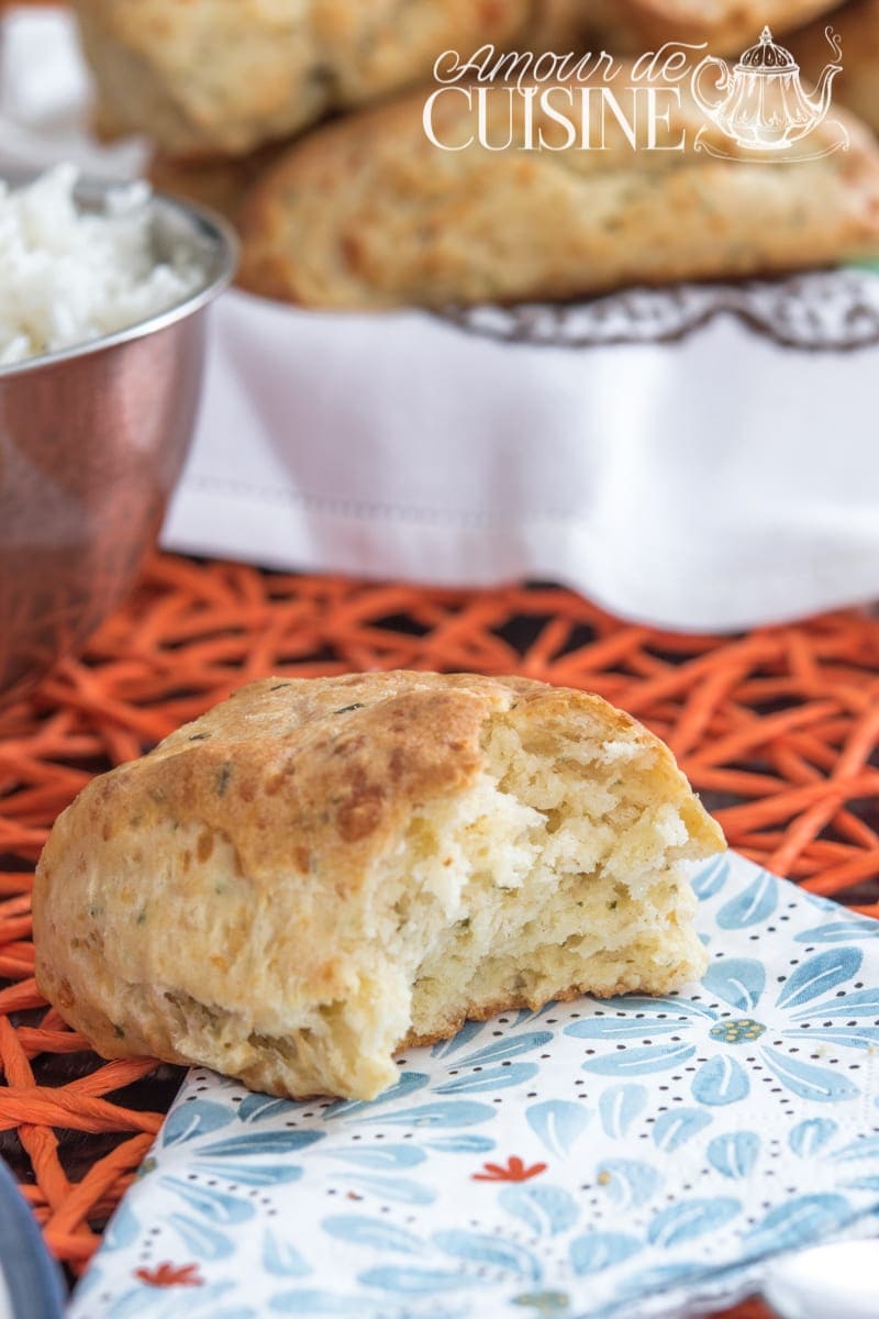 Scones au fromage au thermomix ou sans