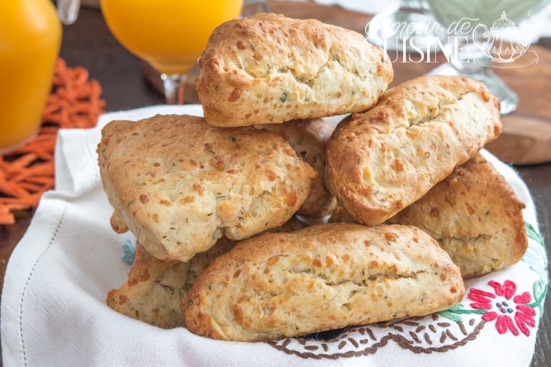 Scones au fromage au thermomix ou sans