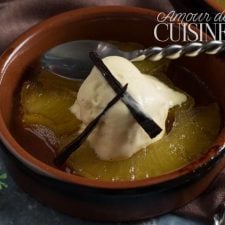 ananas roti au caramel de vanille