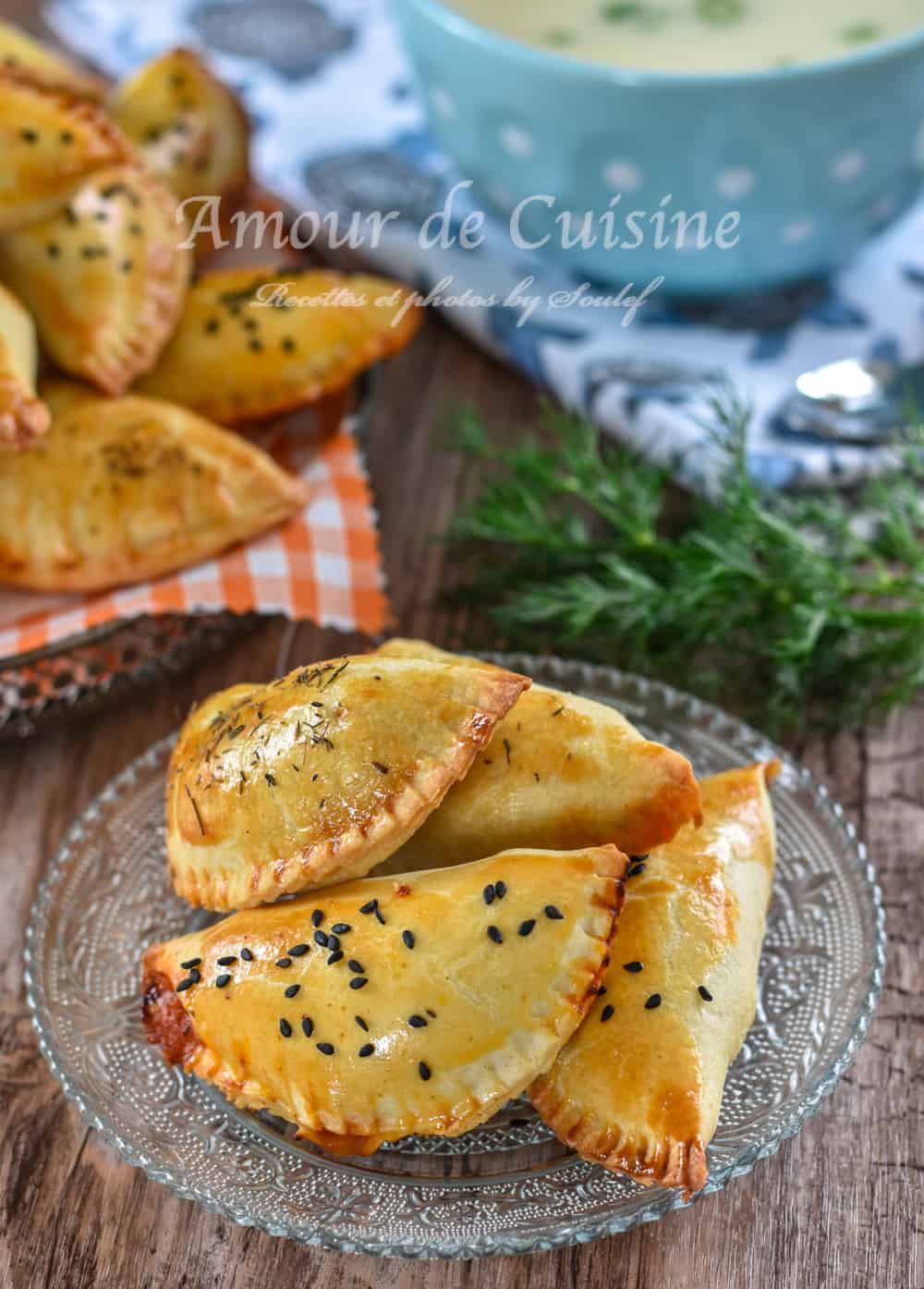 Empanadas au poulet, chaussons faciles idée pour un brunch