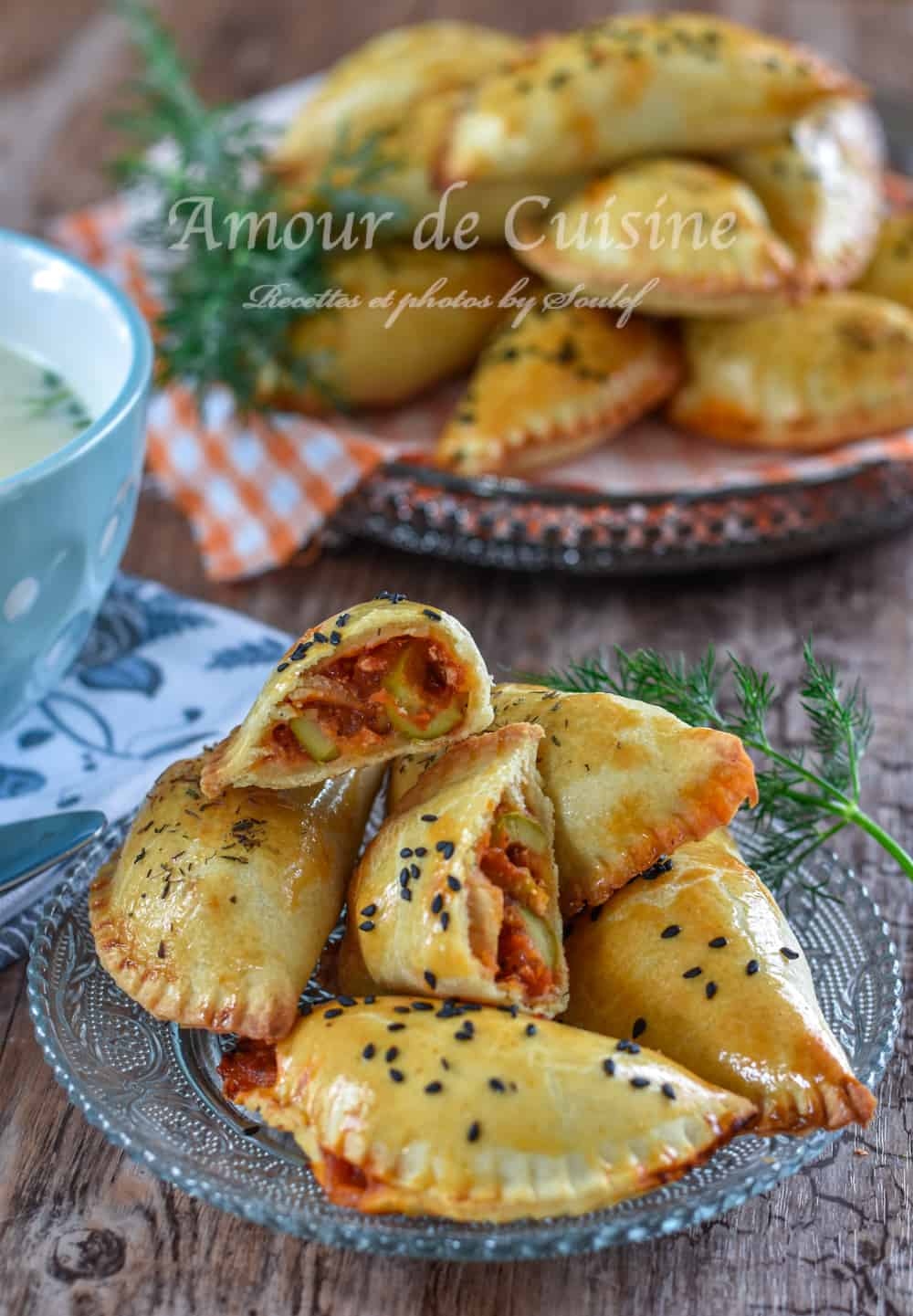 Empanadas au poulet, chaussons faciles idée pour un brunch