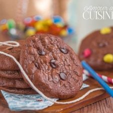 recette de cookies brownie au chocolat