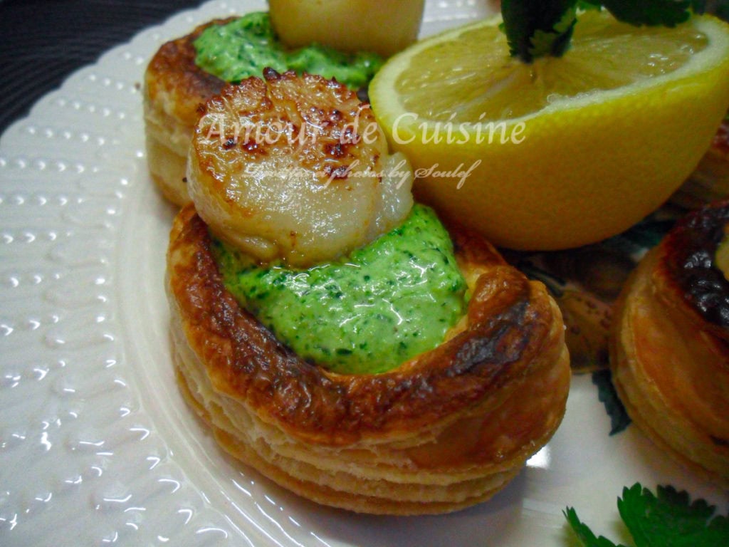 Noix de Saint Jacques au beurre au persil et ail - Amour de cuisine