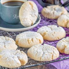 Sablés sans oeufs, ghribia au beurre de cacahuètes