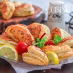 chaussons feuilletée aux crevettes