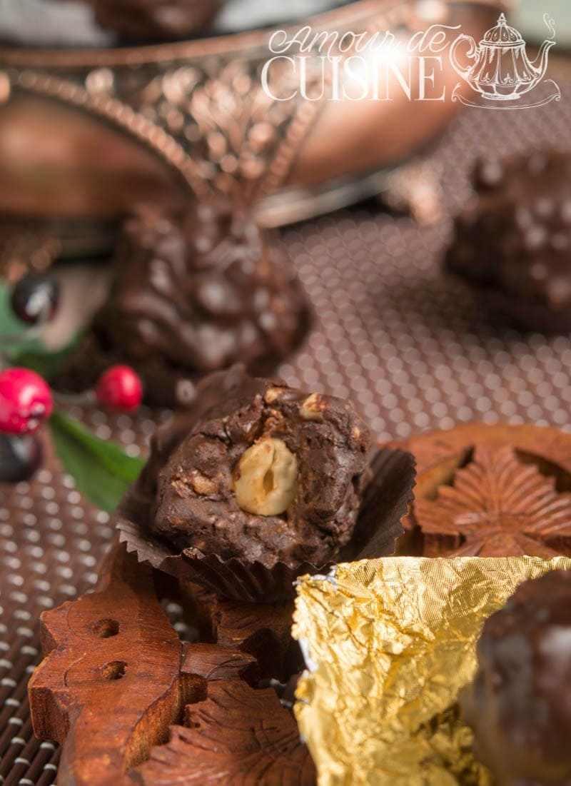 la recette des Ferrero Rocher maison facile et délicieux