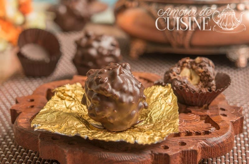 la recette des Ferrero Rocher maison facile et délicieux