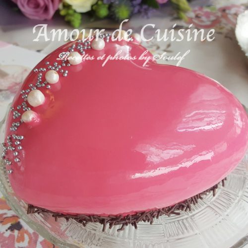 recette de l'entremets aux fraises