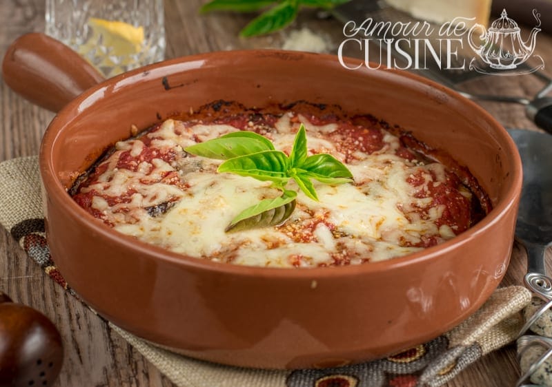 Aubergine alla parmigiana, recette de la cuisine italienne