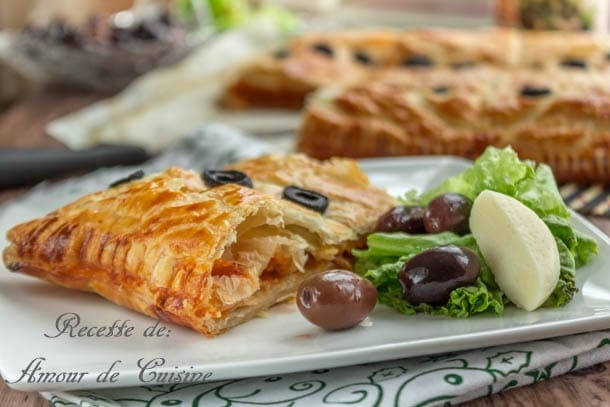 Coca algérienne à la pate feuilletée