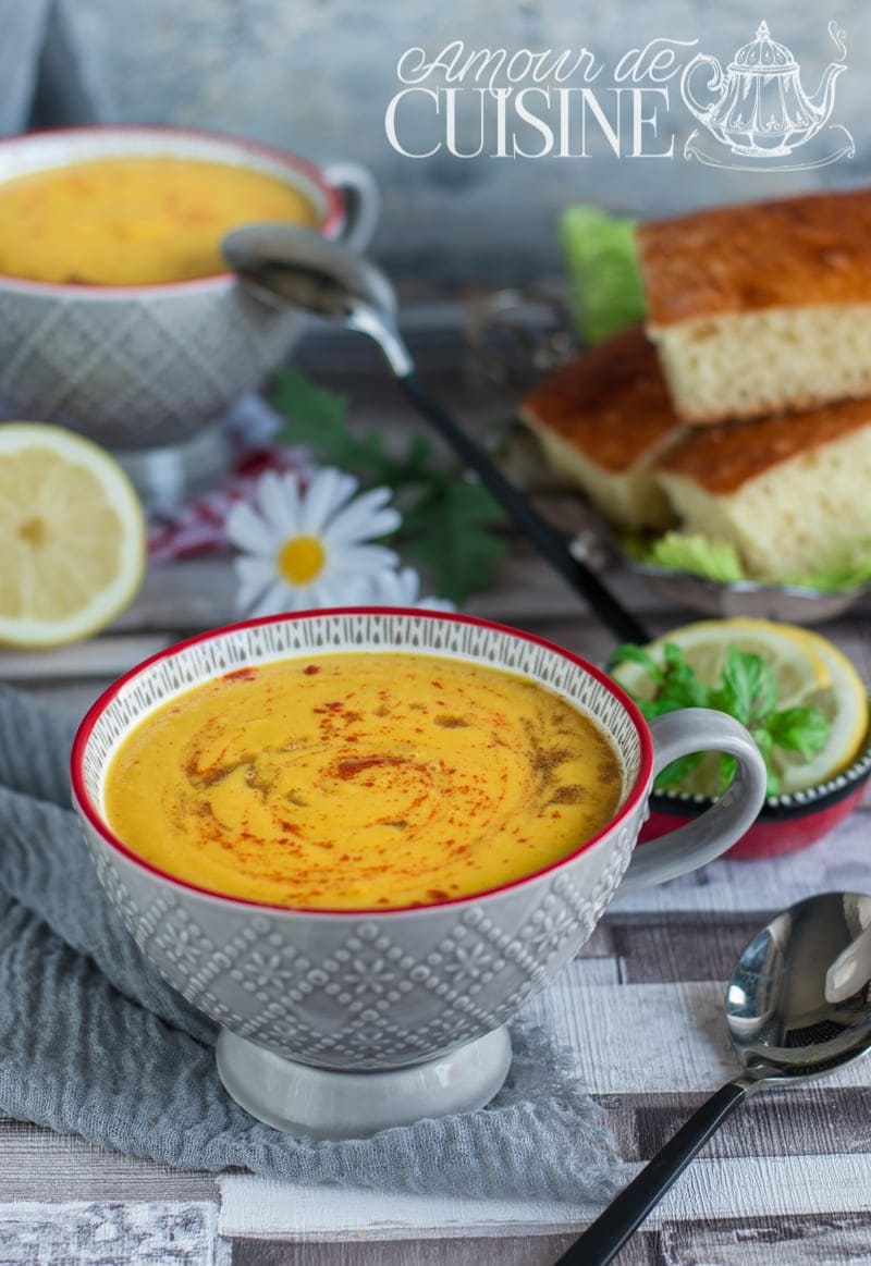 Velouté de lentilles corail au cumin au Thermomix ou sans