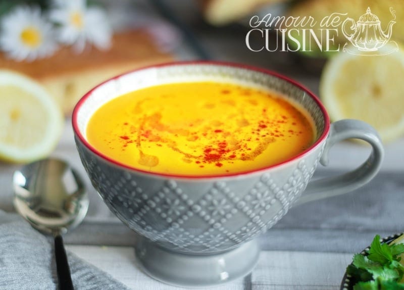 velouté de lentilles corail au cumin