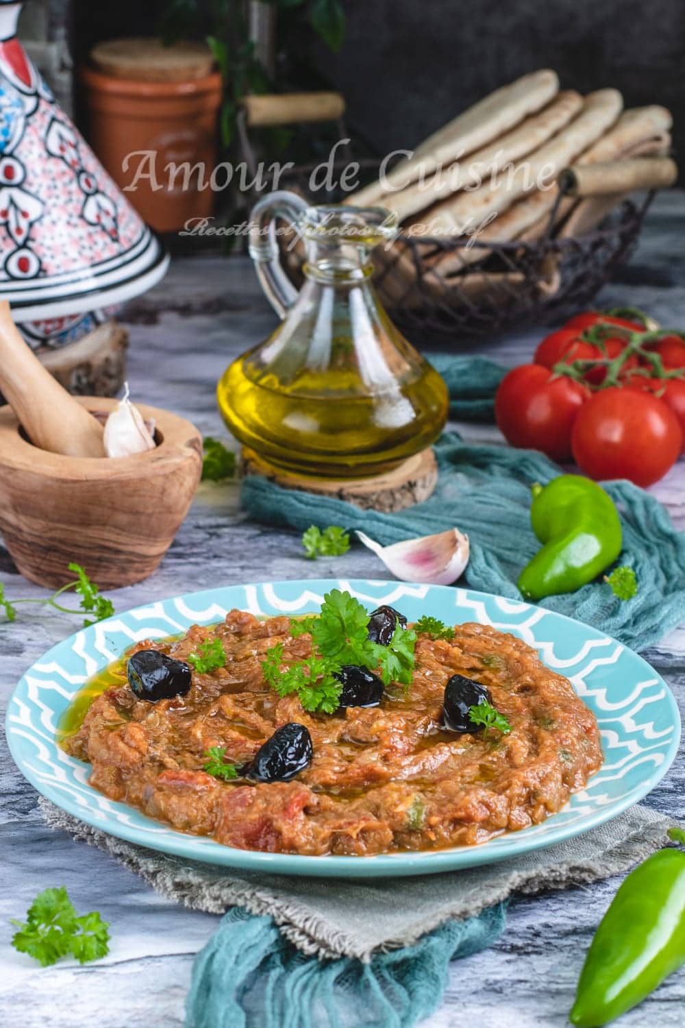 Zaalouk d’aubergines, cuisine marocaine