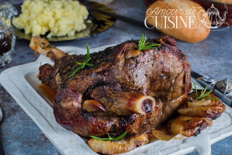 gigot d'agneau au four