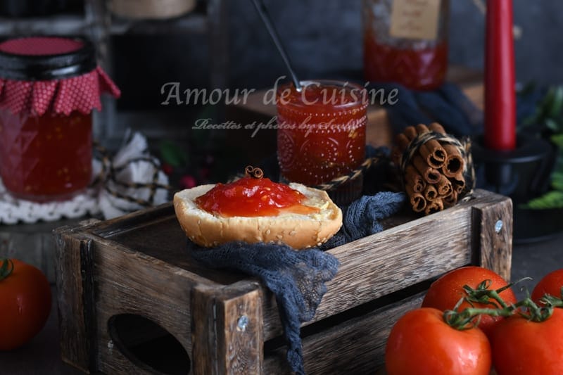 la meilleure confiture à la tomate rouge fait maison