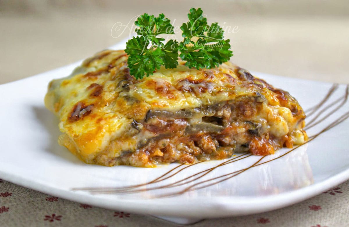 recette lasagnes aux aubergines