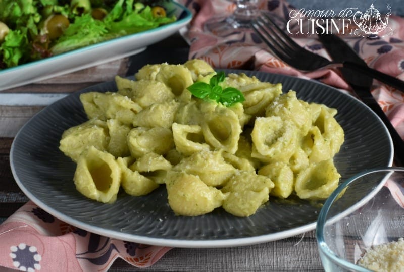 Pâtes à La Crème De Courgettes Au Thermomix