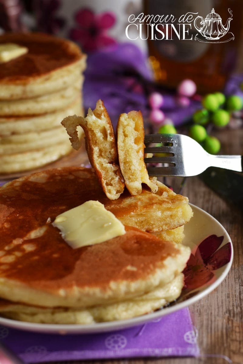 recette des pancakes au babeurre, lben ou buttermilk