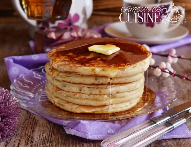 recette des pancakes au babeurre, lben