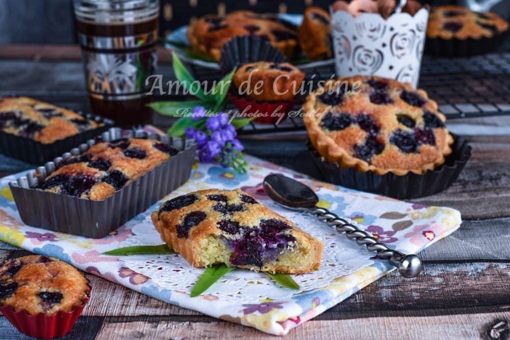 tartelettes amandines aux myrtilles