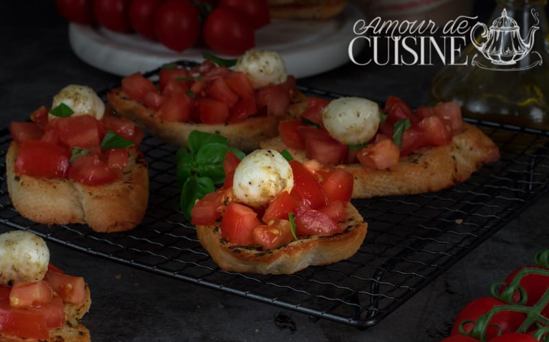 Bruschetta italienne à la tomate