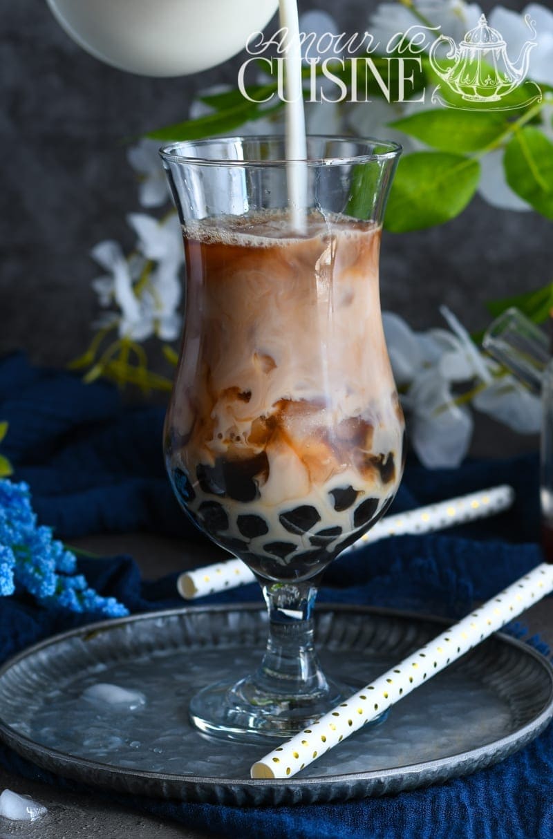 recette de bubble tea maison