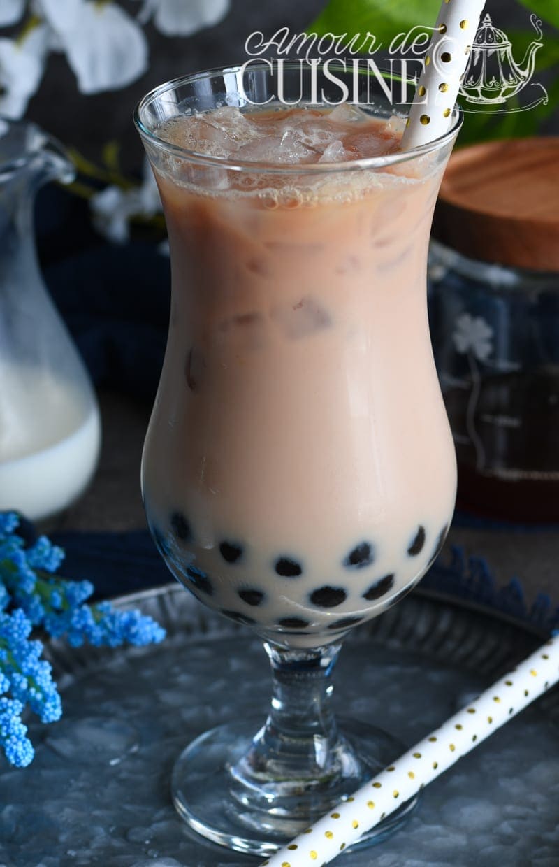 recette de bubble tea maison