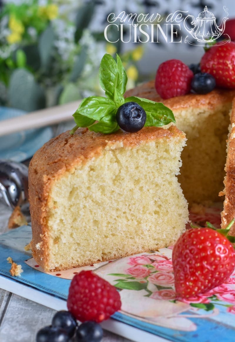 Recette de gâteau moelleux à la vanille