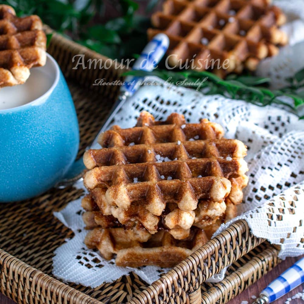 recette gaufre liegeoise (gaufres de Liège)