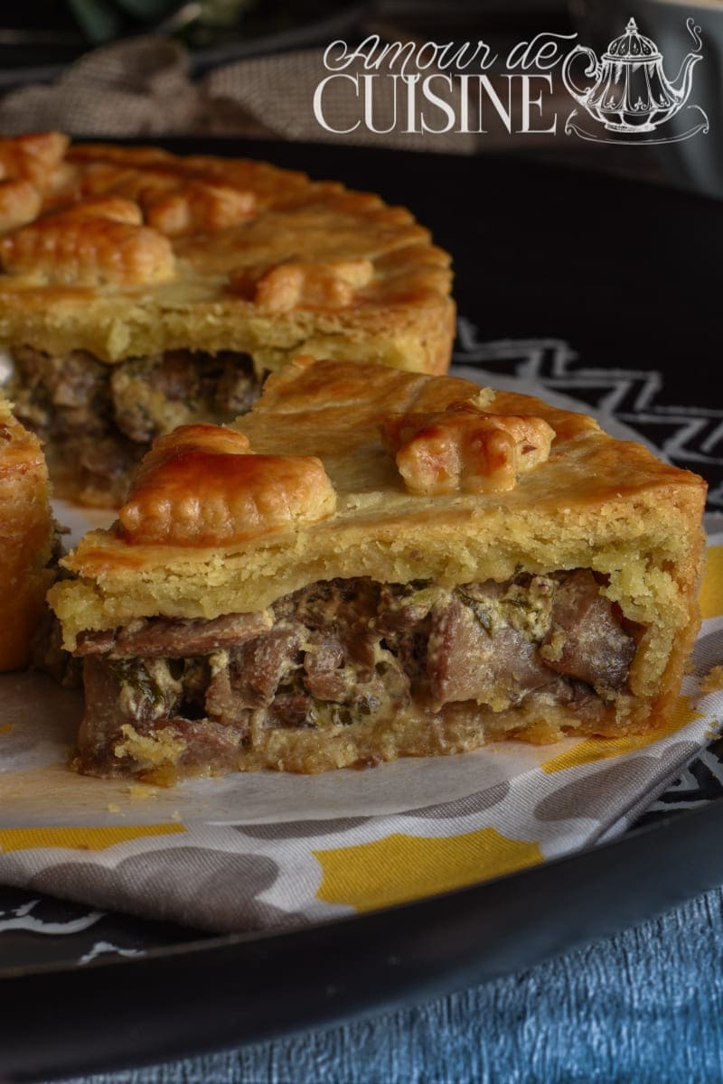 tourte forestiere aux champignons