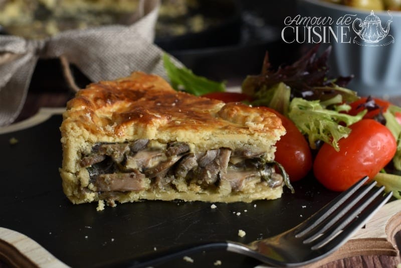 tourte forestiere aux champignons 1