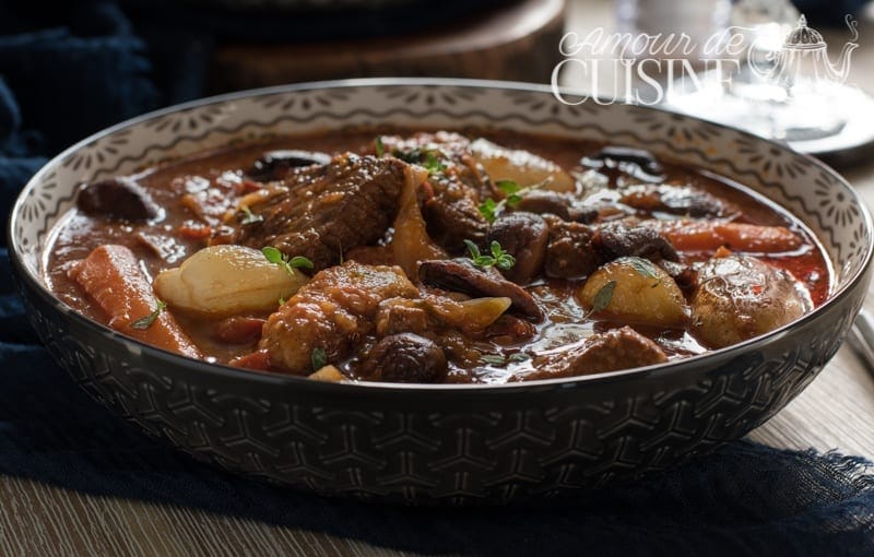 boeuf bourguignon sans alcool