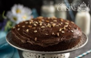 Gâteau au chocolat sans œuf, moelleux au cacao en poudre