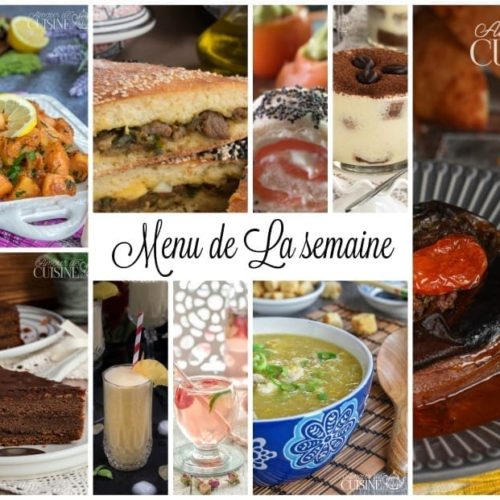 menu de la semaine