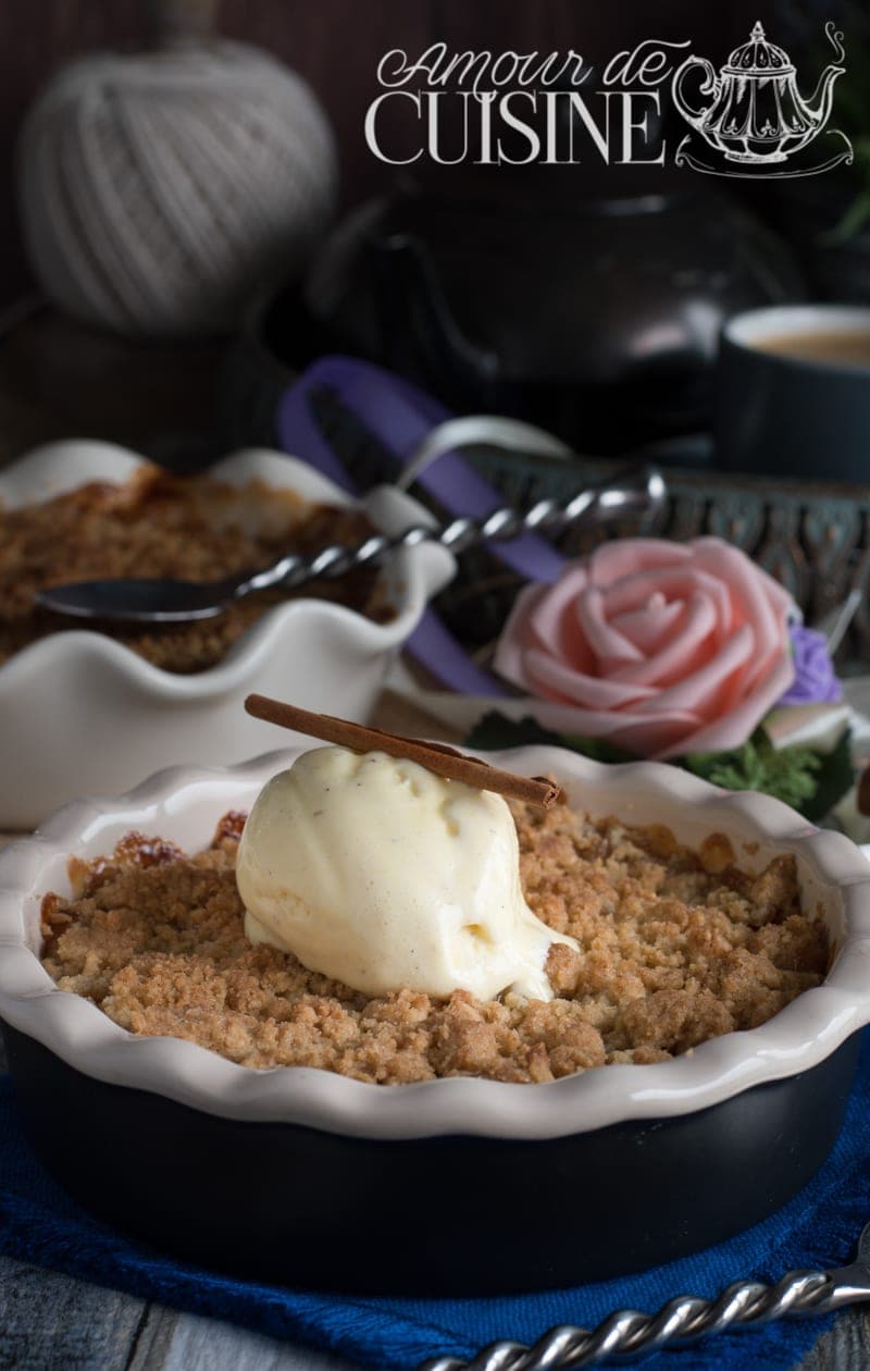 recette crumble aux pommes facile