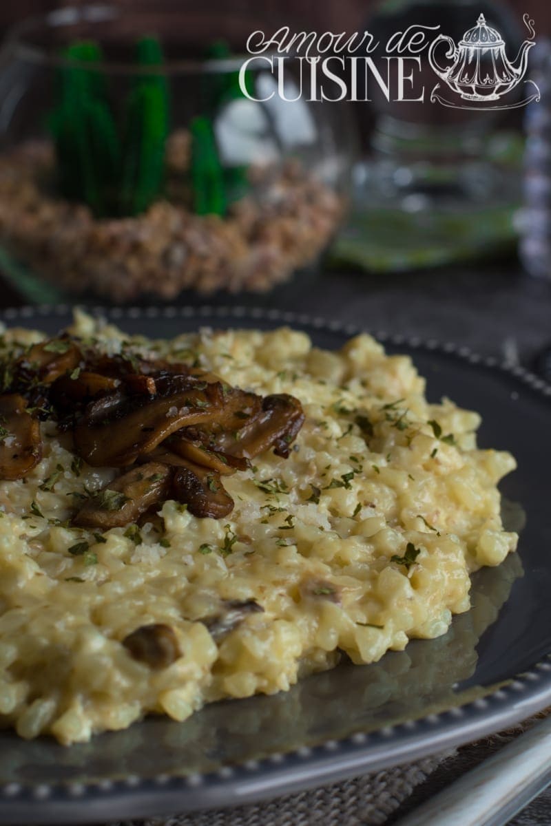 Risotto aux champignons