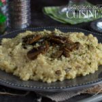 risotto aux champignons, recette sans alcool