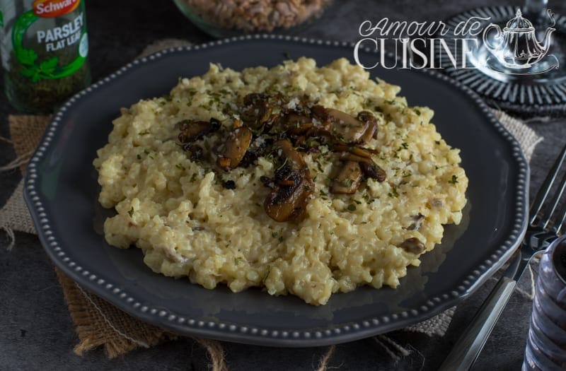 Risotto aux champignons