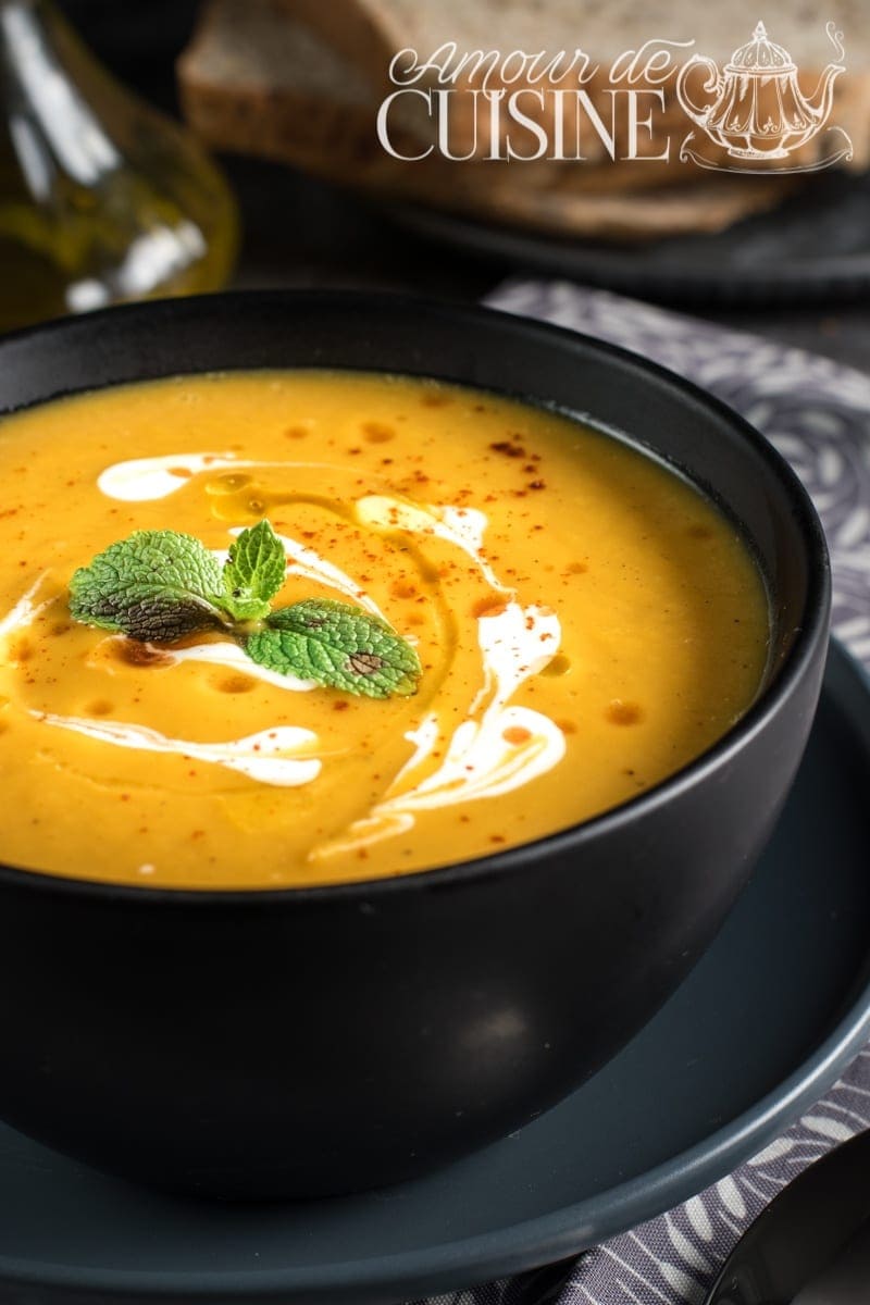 soupe butterut, ou la soupe veloutée de courge musquee