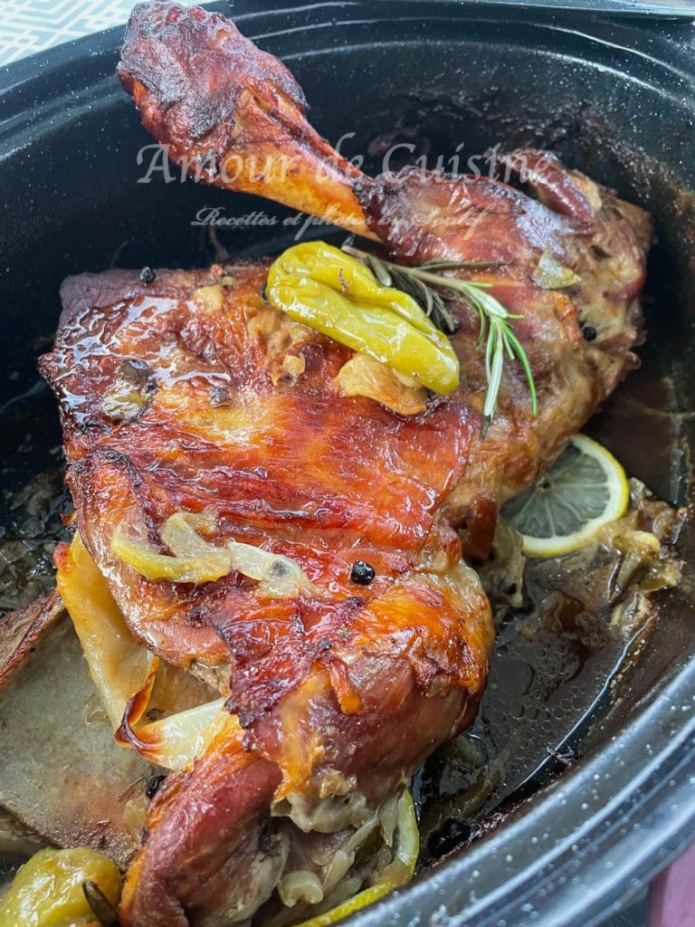 épaule d'agneau rôtie au four facile ( viande fondante) - Amour de cuisine