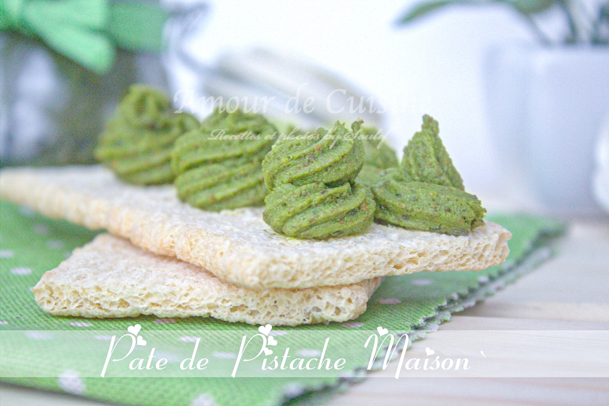 pate de pistache maison