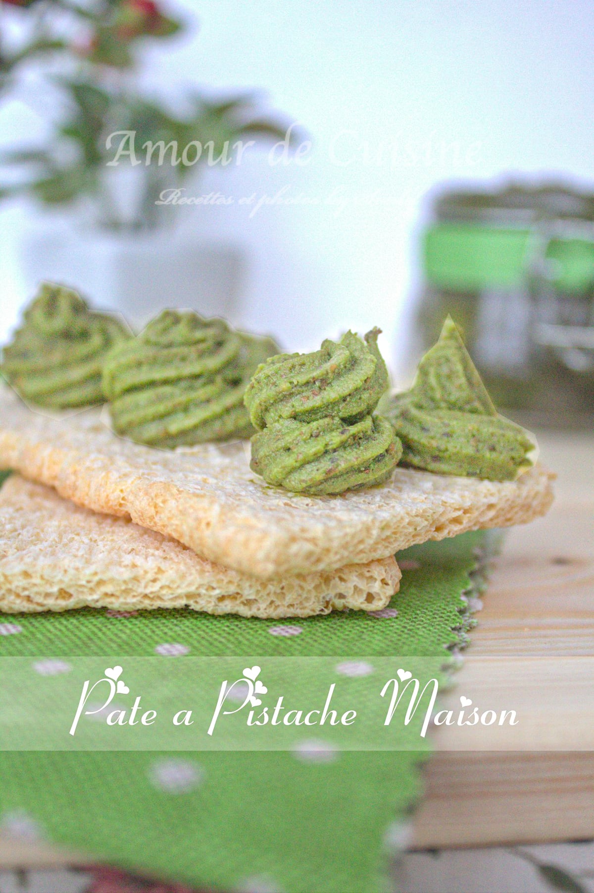 pate de pistache maison